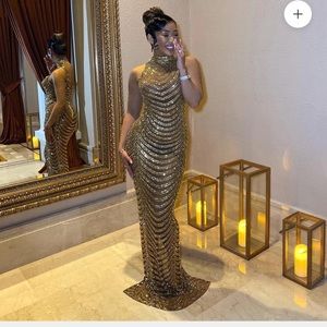 24m Gold dress NEVER WORN